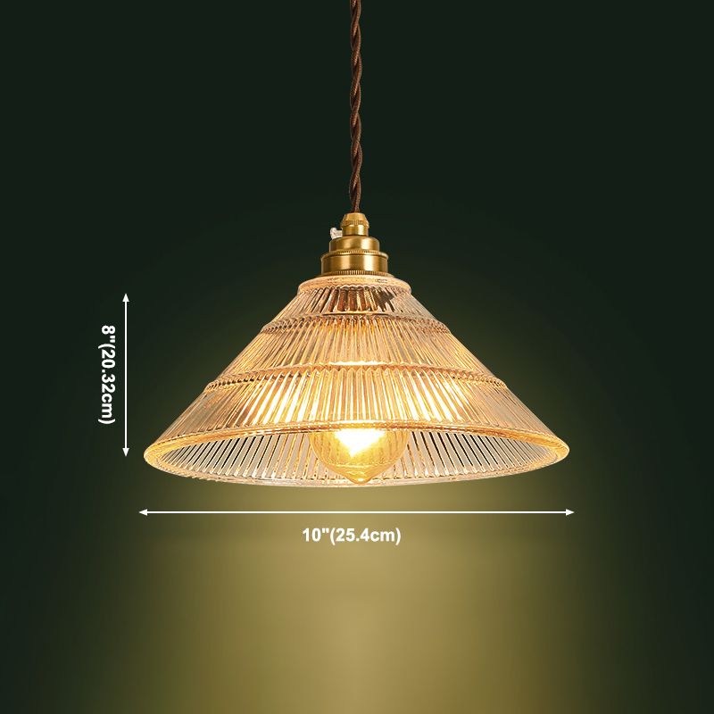 1 nuance de cône lumineux suspension de la lumière suspendue de style moderne pour le salon