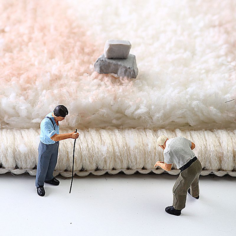 Paarse kinderen tapijt polyester kleurblok binnen tapijt wasbaar tapijt voor woningdecoratie