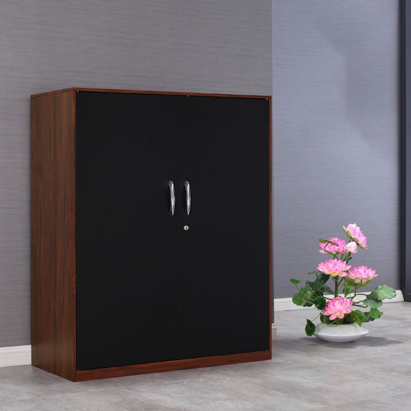Industrial File Cabinet Adjustable Storage Shelves Wood Fireproof Cabinet