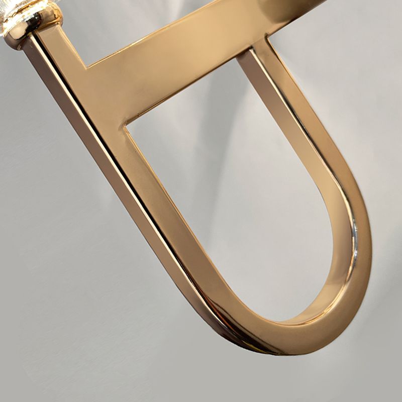 Luces de apliques geométricas de estilo contemporáneo Cristal 1 luces de pared ligeras