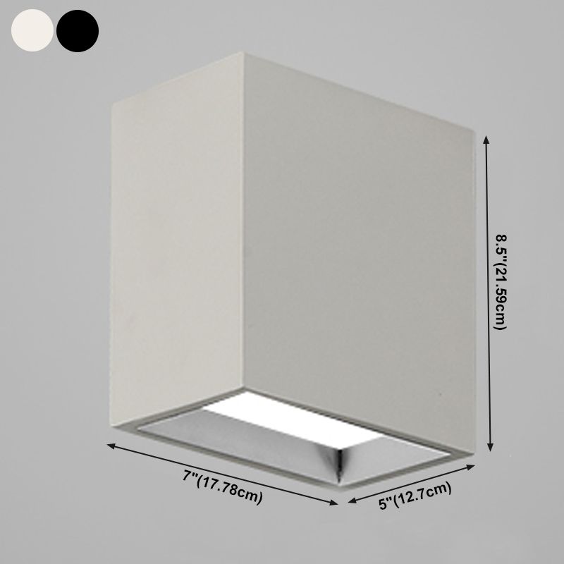 Lampada da soffitto geometrica acrilica LED in ferro laccato di semplicità moderna per corridoio