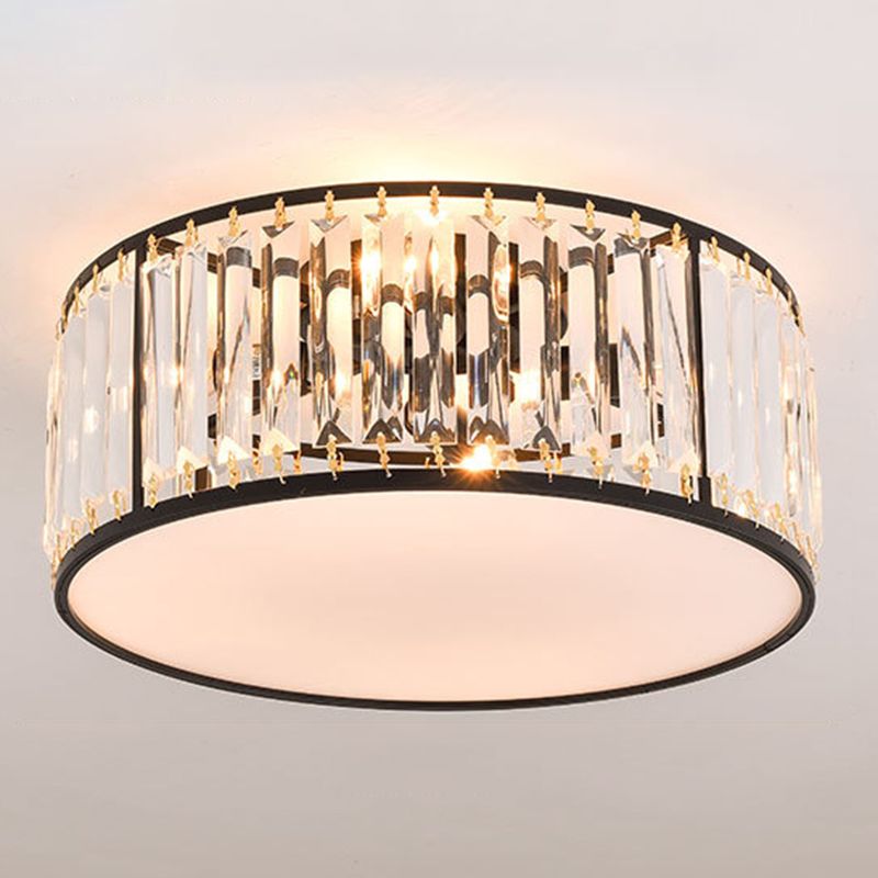 Scalloped Flush Mount Light Modern Crystal Flush Mount