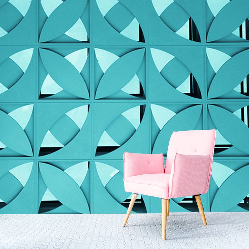 Modern Photography Mural Wallpaper Geometry Living Room Wall Mural