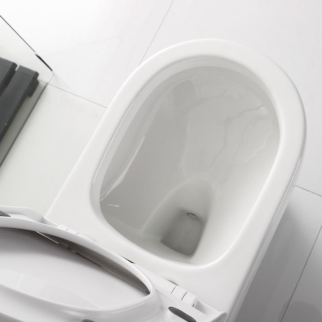 Contemporary Siphon Jet Flush Toilet Floor Mount One-Piece Toilet Urine Toilet