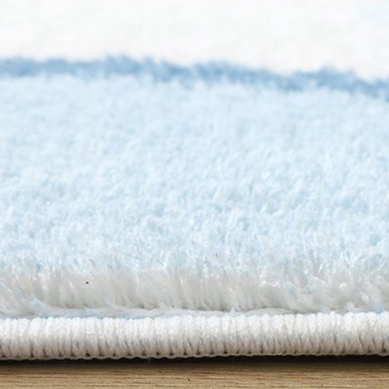 Green Modern Carpet Polyester Geometry Carpet Area Carpet Washable Carpet for Sitting Room