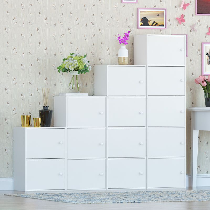 Hersteller Holzstandard Bücherregal zeitgenössisches vertikales Regal mit Schränken