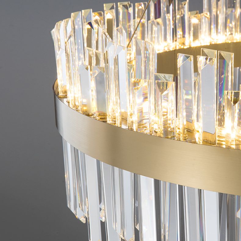 Crystal Chandelier Pendant Light Modern Pendant Lighting in Gold