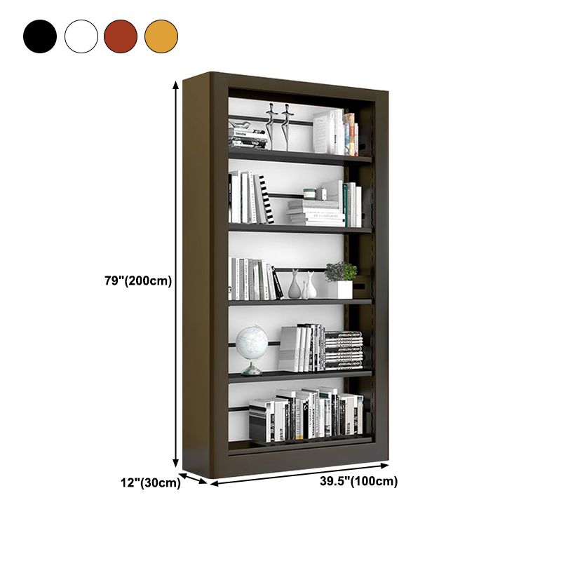 Open Bookshelf Modern Minimalist Iron Bookcase Home Floor Bookcase Steel Storage Rack