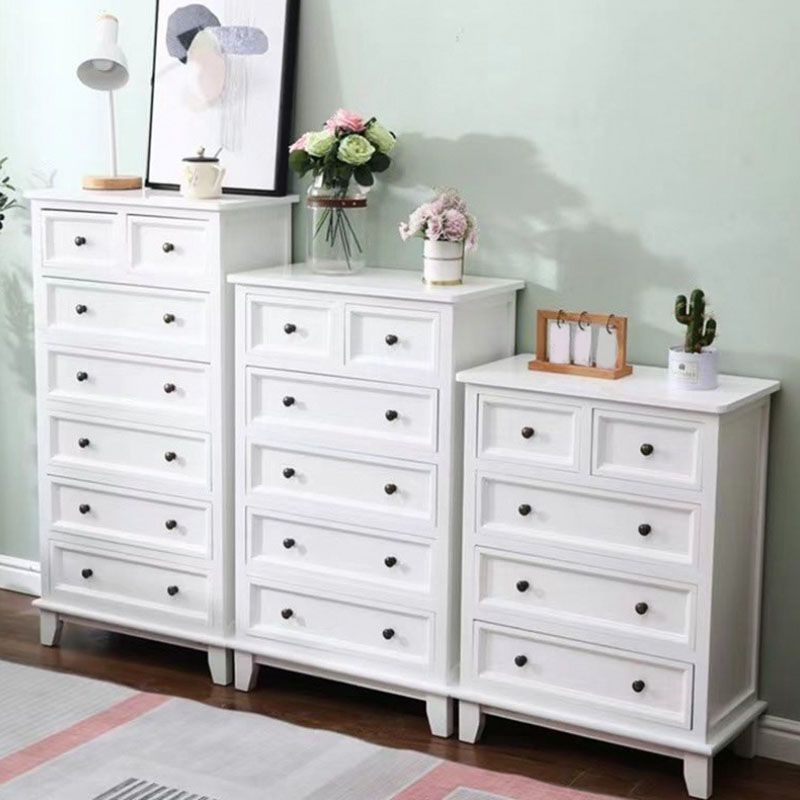 Traditional Storage Chest Solid Wood Storage Chest Dresser for Living Room