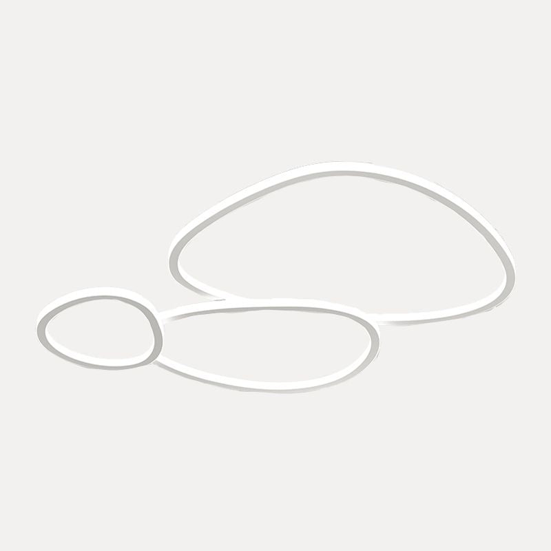 Geometry Shape LED Ceiling Lamp Modern Iron Flush Mount for Living Room Dining Room