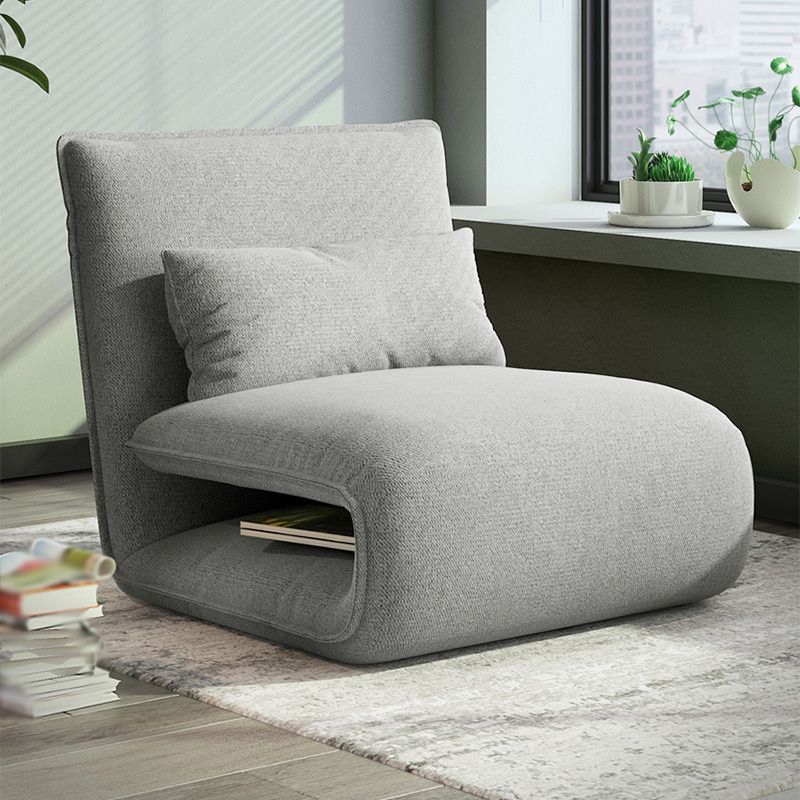 Linen Convertible Chair 25.6"L x 25.6"W Chair for Living Room and Bedroom