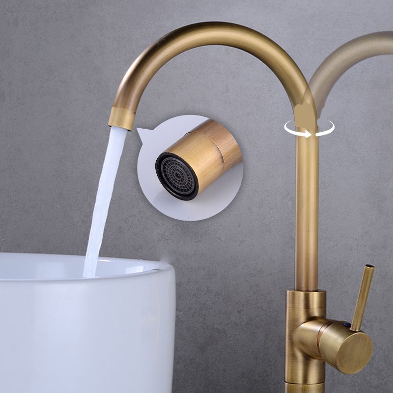 Modern 1-Handle Freestanding Faucet Floor Mounted Freestanding Bathtub Faucet