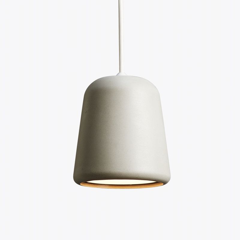 Tapered Dining Room Pendulum Lamp Wooden 1 Bulb Nordic Style Pendant Lighting Fixture