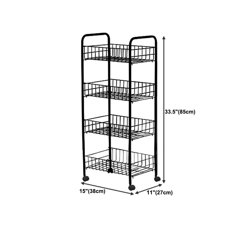10.63"W Bookshelf Contemporary Style Bookcase for Home Study Room Office