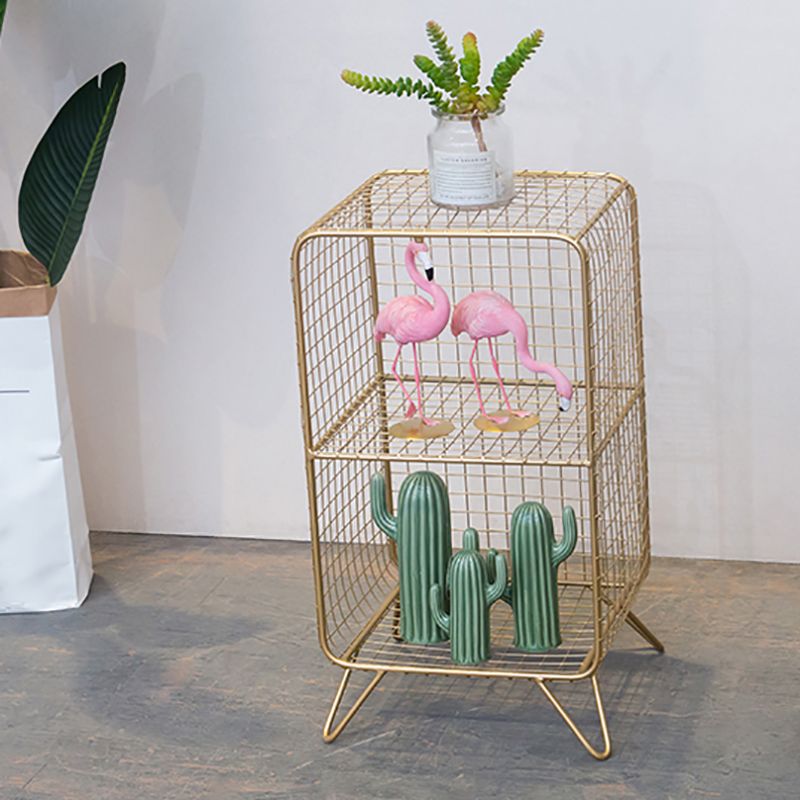 Metal Ladder Shelf Bookcase Glam Vertical Closed Back Book Shelf