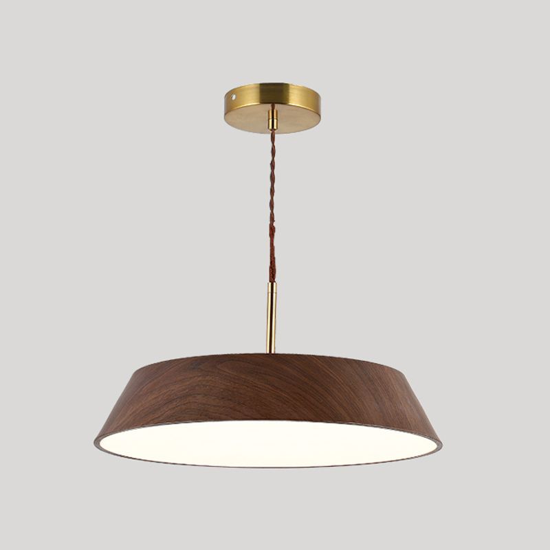 Geometric Shape Metal Hanging Light Modern 1 Light Hanging Mount Light Fixtures in Brown