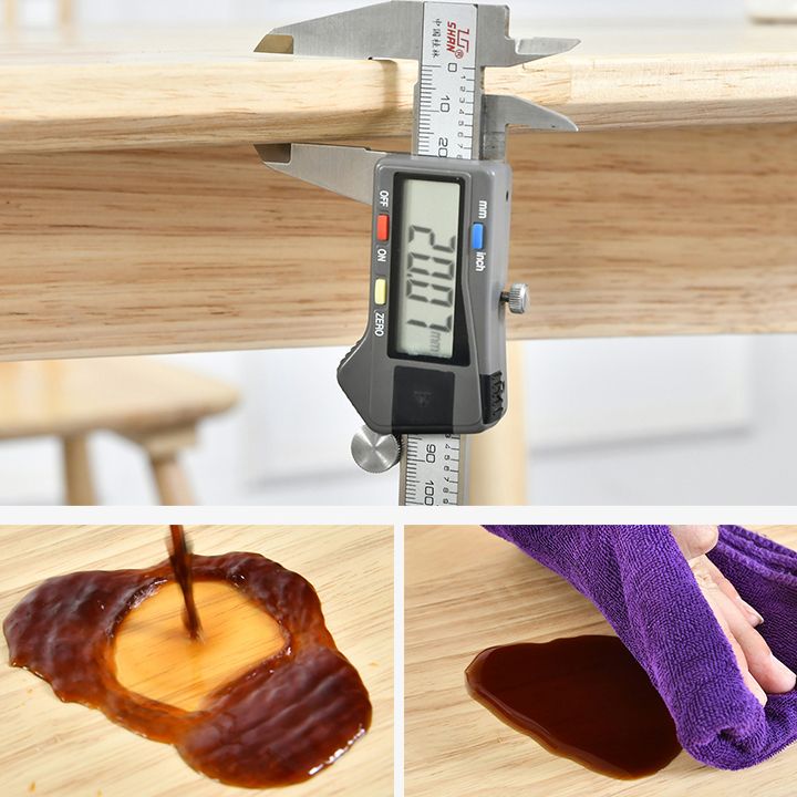 Modern Wood Table Set of 5/7 with Rectangle Table Dining Set with Winsor Chairs