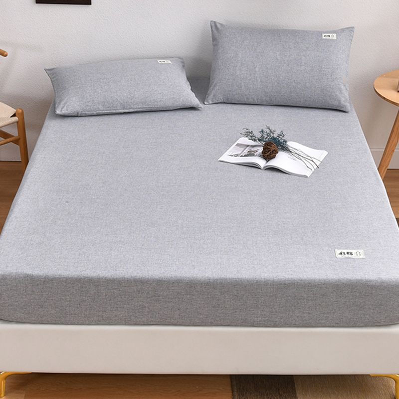 Modern Standard Bed Sheet Set Cotton Soild Sheet Set for Bedroom
