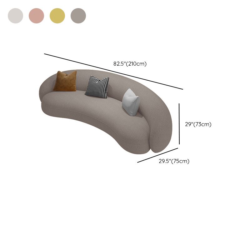 Tuxedo Arm Sofa with Pillows Cushions Standard Seating for Living Room