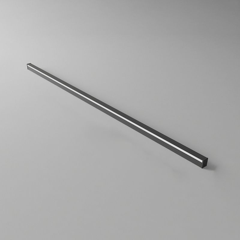 Lampade a parete lineare in stile moderno Idee di illuminazione da parete 1 in nero