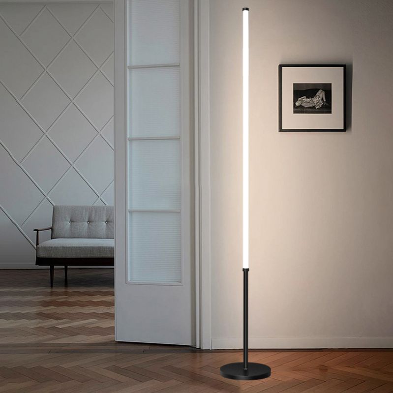 Nordic Strip Floor Lamp Metal 55" High LED Floor Light for Living Room