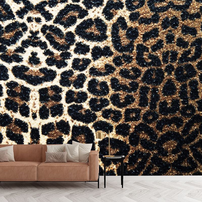 Wild Animal Print Mural Decal Contemporary Decorative Living Room Wall Art, Custom Printed