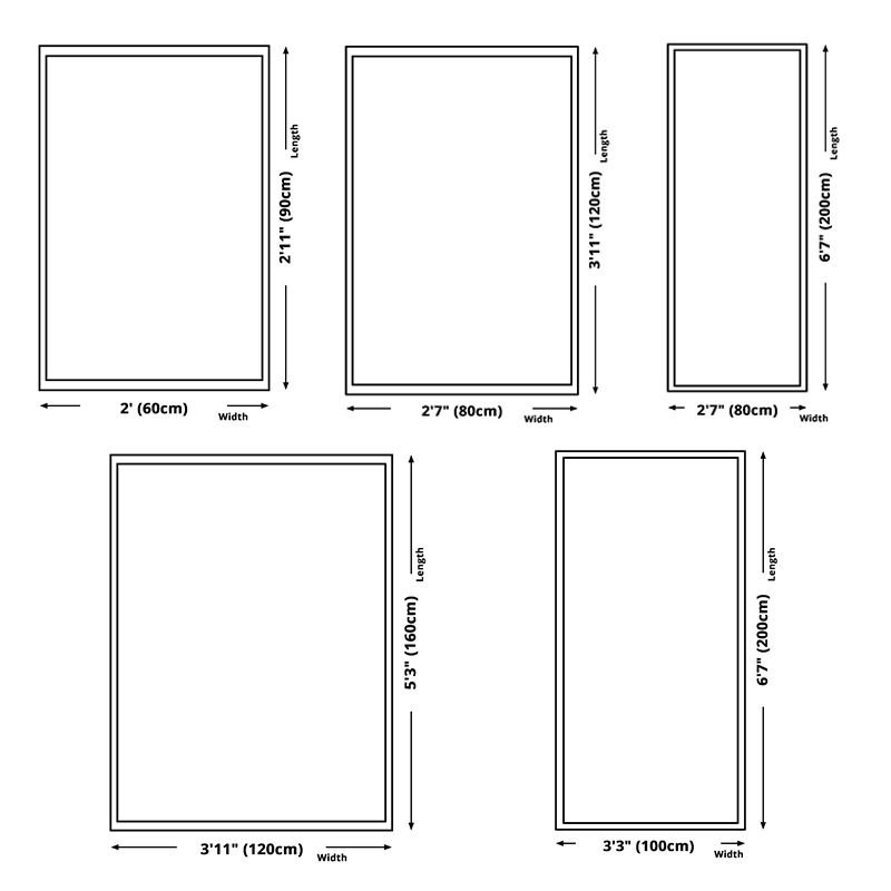 Aesthetic Casual Area Rug Abstract Art Indoor Carpet Polyester Washable Rug for Home Decoration