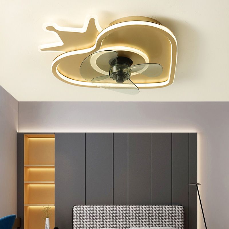 Strawberry Semi Flush Mount Cartoon Adcore de chambre à coucher