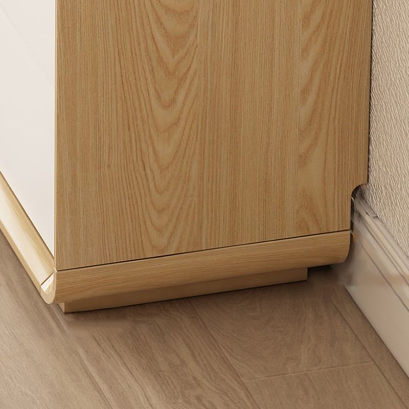 Contemporary Style Adjustable Shelving Wood Sideboard Cabinet with Cabinets and Drawers