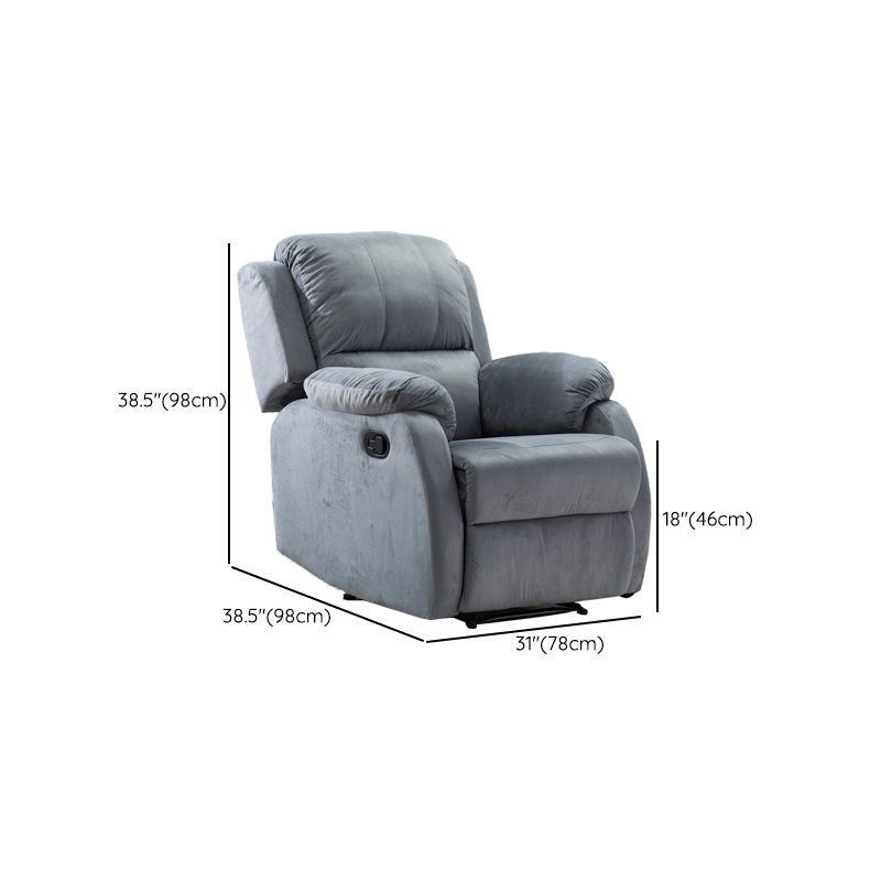 30.7" Wide Standard Recliner Manual-Push Botton Recliner Chair