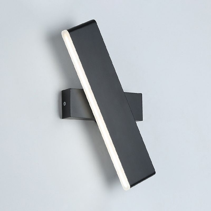 Rotatable LED Wall Mount Light 1-Light Wall Sconce Light with Acrylic Shade for Bedroom