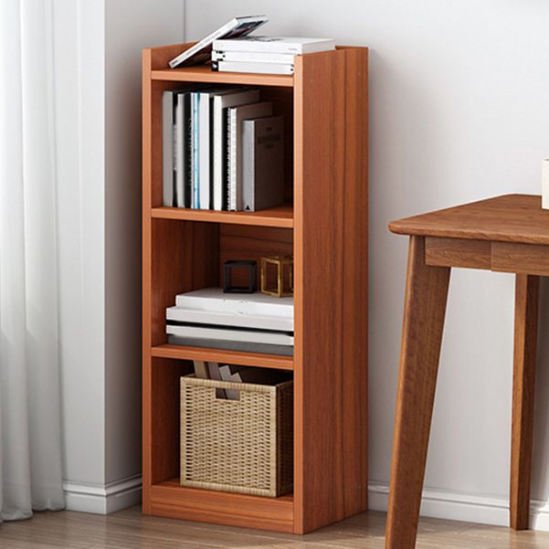 Modern Style Closed Back Bookshelf Engineered Wood Bookcase for Home