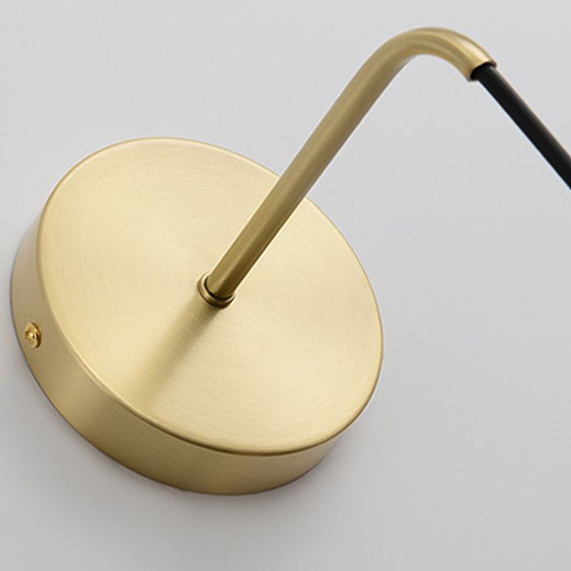 Modern Style Cylinder Wall Light Sconce Metal 1 Light Wall Lighting