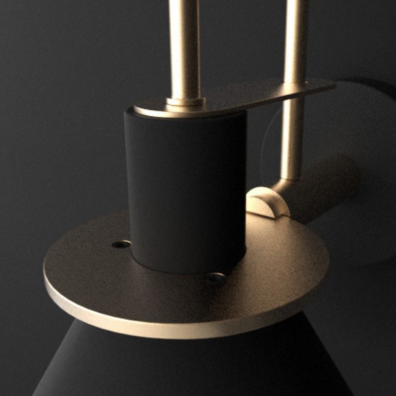Modern Metal Wall Sconce Colorful Wall Light Fixture for Bedroom