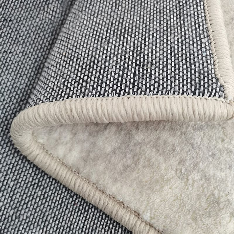 Light Brown Abstract Graphic Rug Polyester Modern Rug for Drawing Room