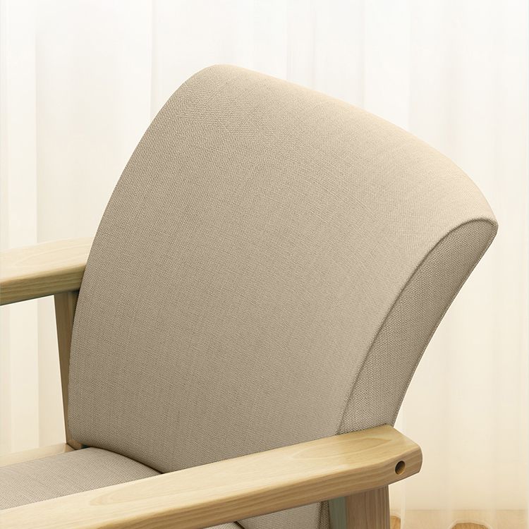 Silla de comedor sólida moderna, sillones laterales con patas de madera para cocina