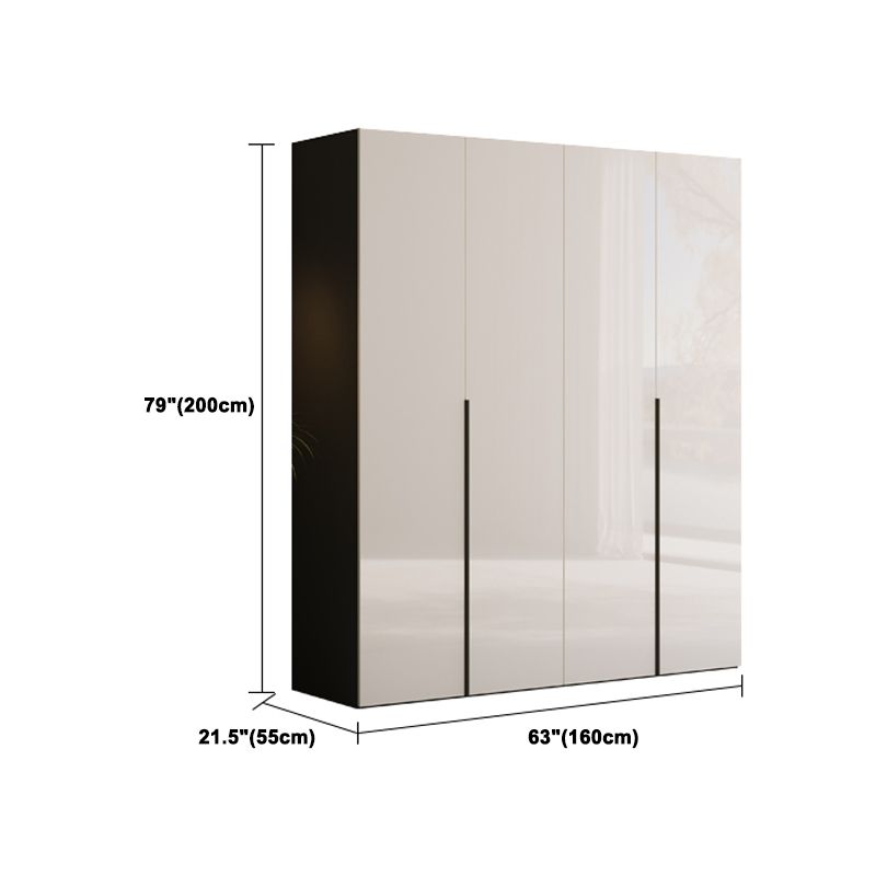 Engineered Wood Wardrobe Closet Contemporary Hinged Wardrobe Armoire