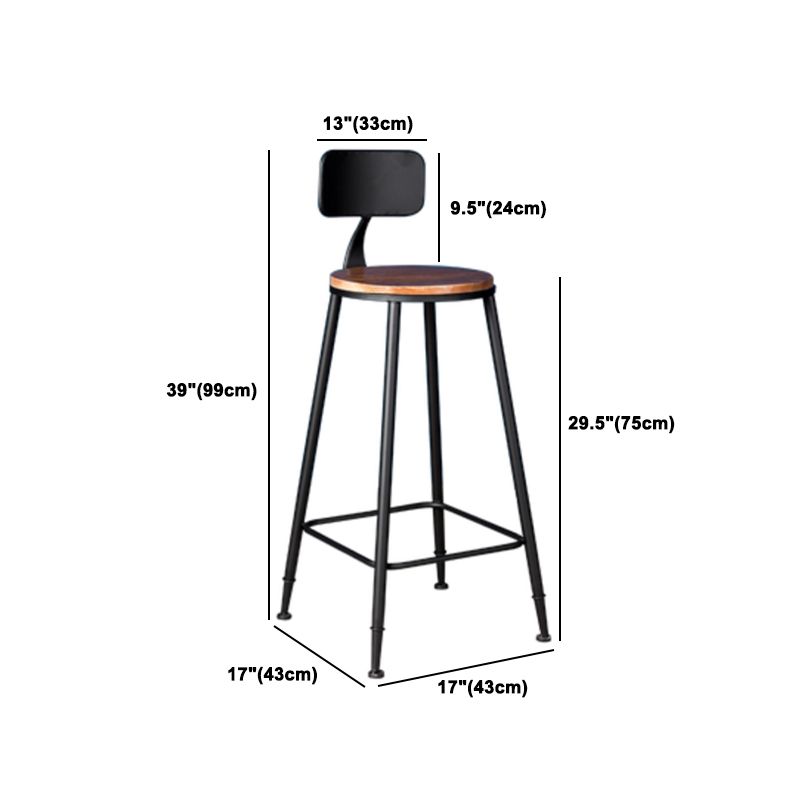 1/4/5/7 Pieces Industrial Iron Bar Table Set Rectangle Pine Wood Bistro Set with Footrest