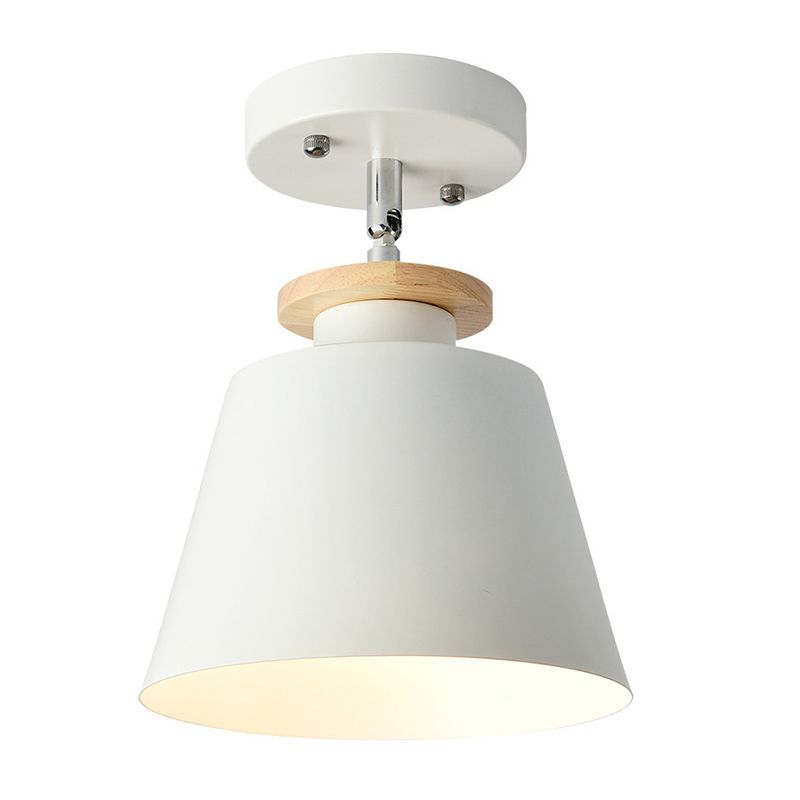 Modern Simple Cylinder Shape Ceiling Light with Iron Shade for Living Room