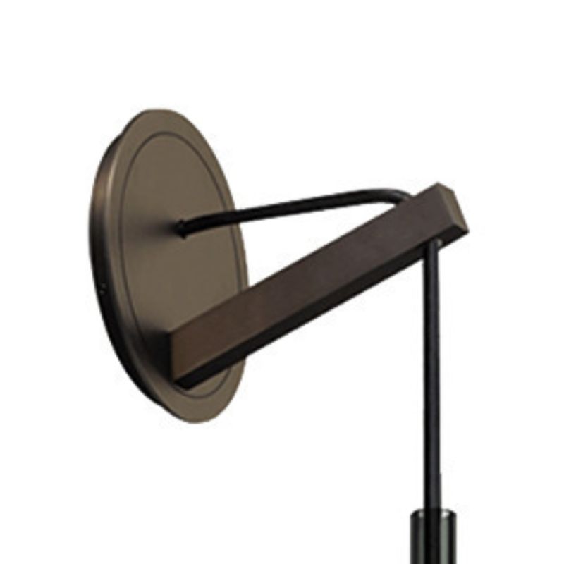 Bottle Shape Wall Armed Sconce Solid Brass & Glass 1 - Light Wall Scone in Black