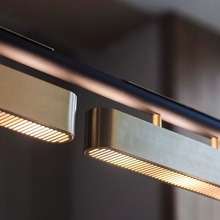 Modern Style LED Stainless Steel Hanging Light Fixture Dining Room Pendant Light