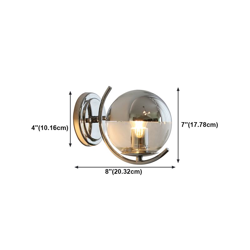 Applique murale en verre 1
