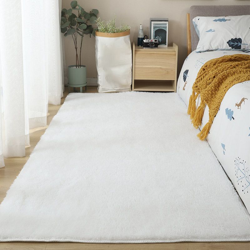 Casual massief shag tapijt polyester gebied tapijt vlekbestendig binnenvleed voor woningdecoratie