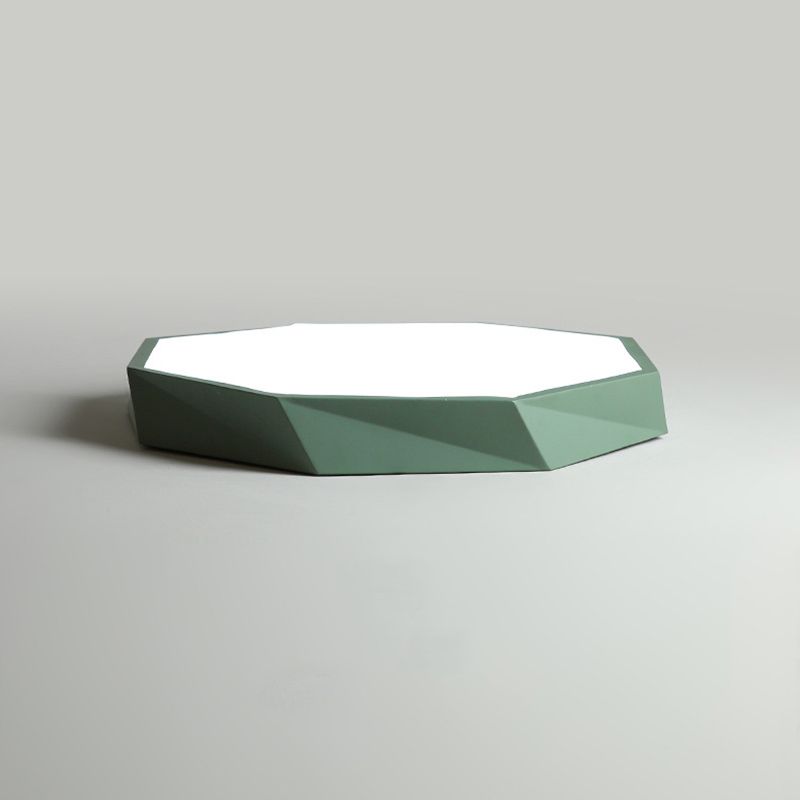 Plafonnier encastré géométrique en métal, luminaire LED de Style nordique