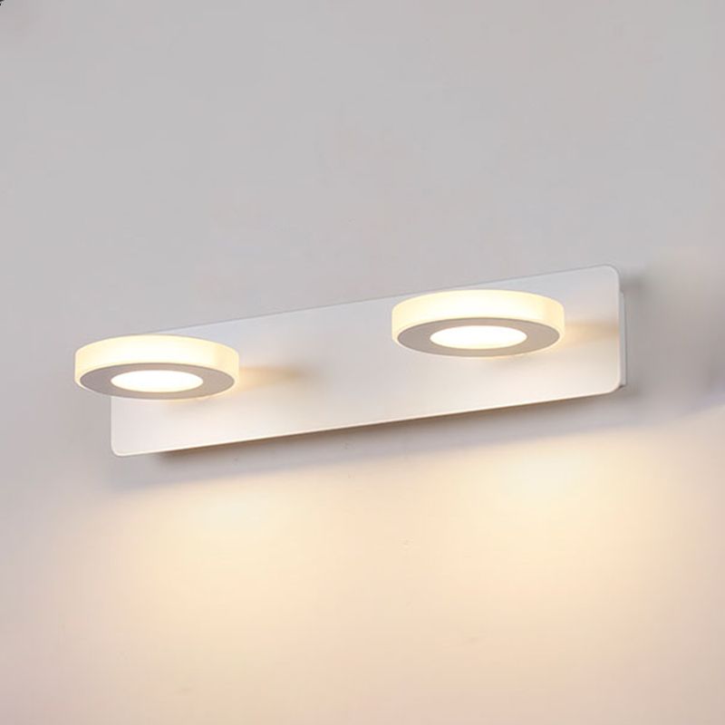 Lumo moderno a specchio a più head Stile moderno semplice lampada da toeletta per il bagno