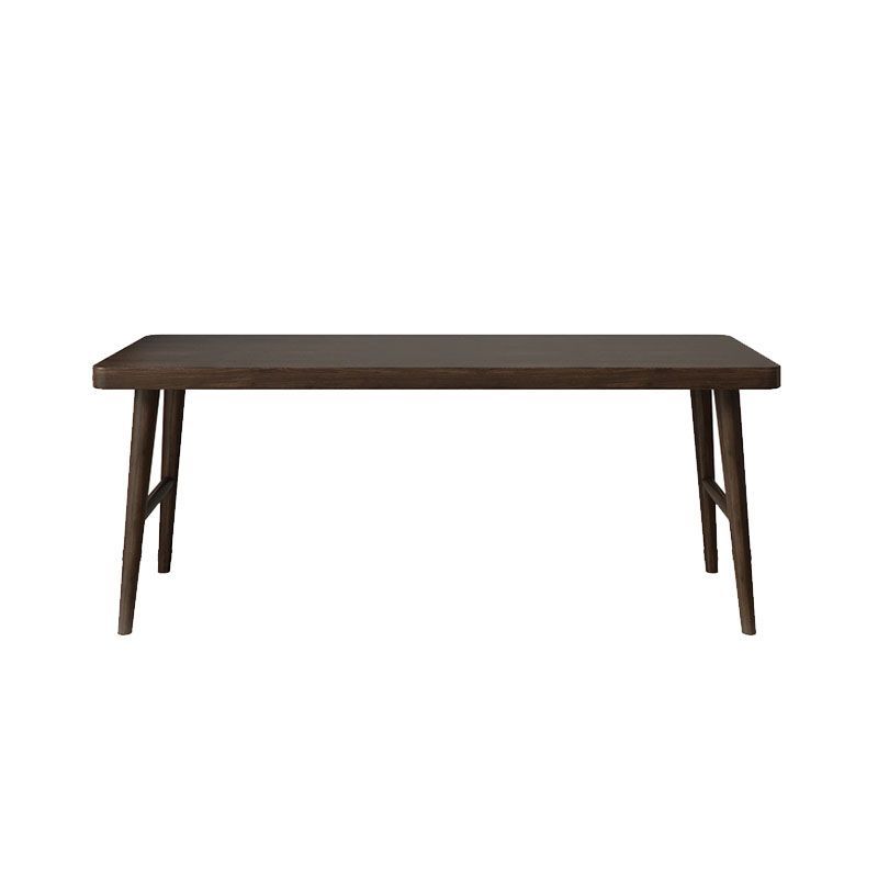 Pine Solid Wood Writing Desk Contemporary Style Rectangular Office Desk