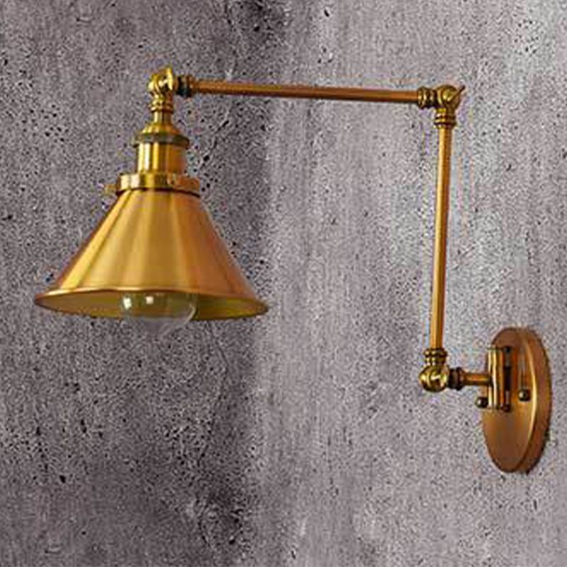 Gold Finish Verstellbares Armwand Licht einfach
