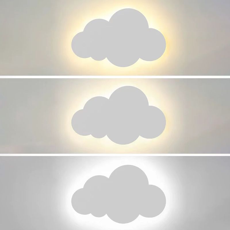 Modern LED Wall Mount Light 1-Light Wall Sconce Light with Acrylic Shade for Bedroom