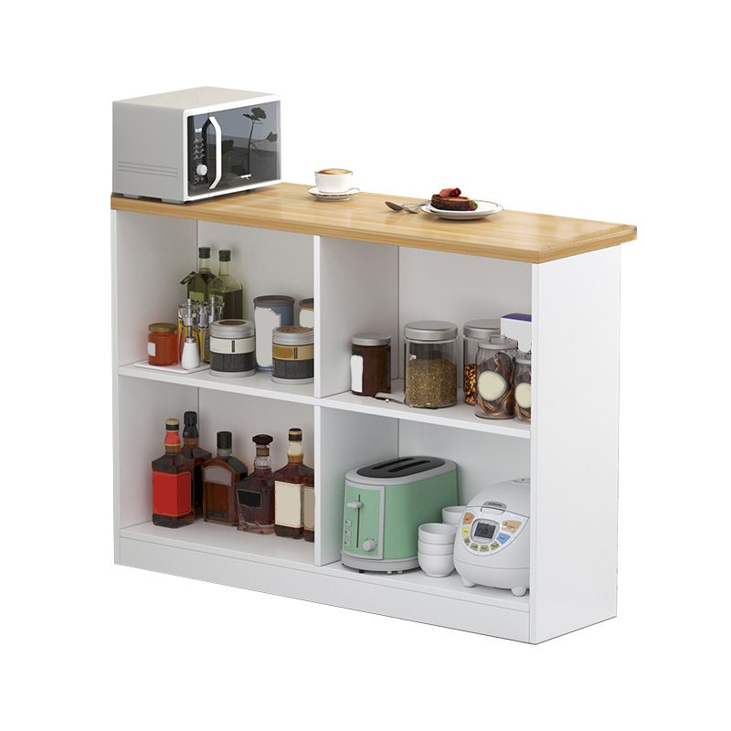 Contemporary Style Wood Rectangle Patio Bar Table for Dining Room