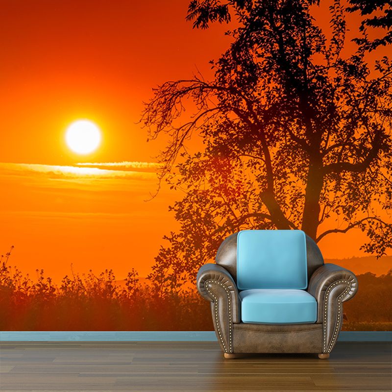 Contemporary Style Sky Scenery Mural Eco-friendly Home Decor for Bedroom